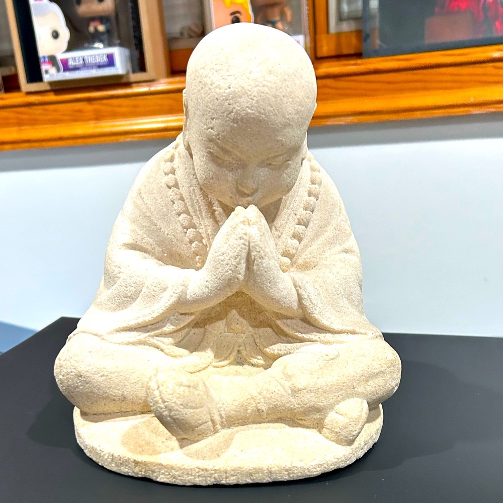 Sand Buddha sculpture